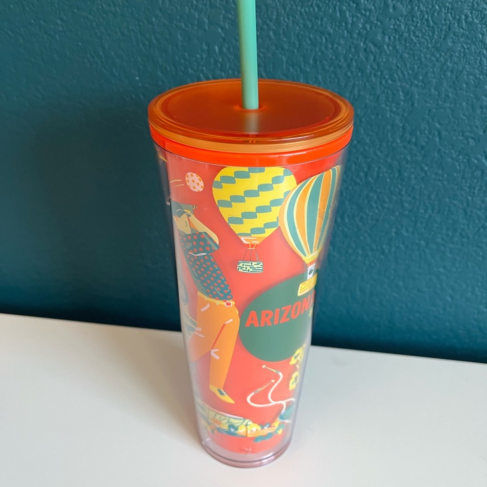Starbucks "Been There Series" Arizona cold cup tumbler 24oz with Straw
